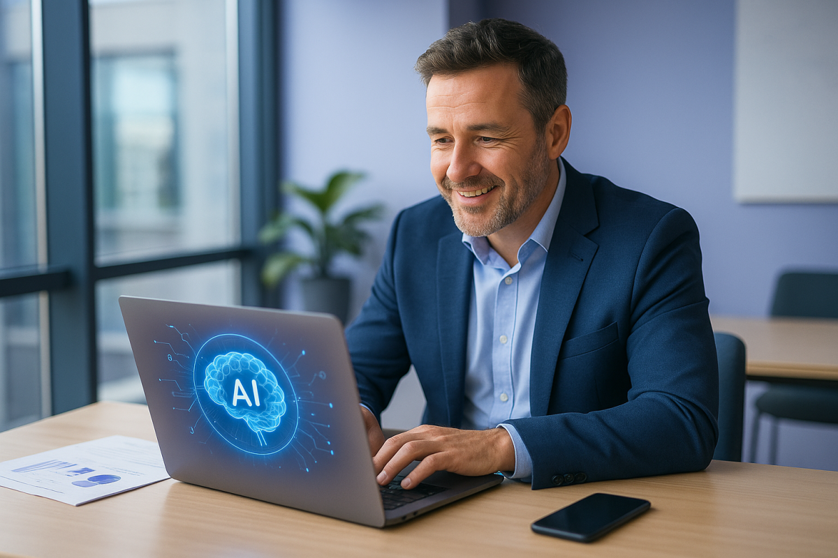 AI lead scoring dashboard for UK SMBs